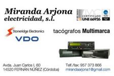 Fotografía de MIRANDA ARJONA ELECTRICIDAD S.L Fotografía de MIRANDA ARJONA ELECTRICIDAD S.L